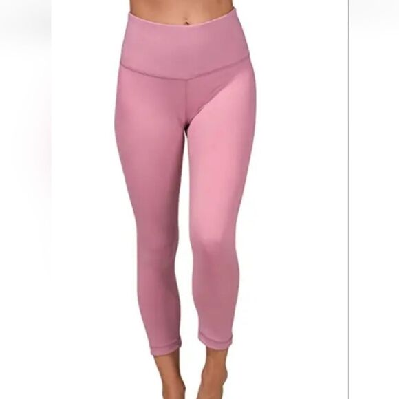 90 Degree By Reflex High Waist Tummy Control 22" Interlock Capri Cub… - Picture 2 of 12